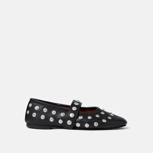 Stella McCartney Ryder Popper-Studded Ballet Flats 39 NWT